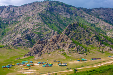 mongolie paysages de la steppe