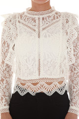 Woman fashion shoot in studio