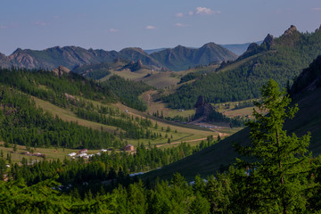 mongolie paysages de la steppe