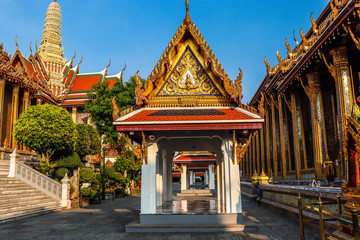 Fototapeta premium A beautiful view of Grand Palace in Bangkok, Thailand.
