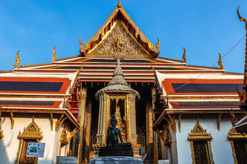 Fototapeta premium A beautiful view of Grand Palace in Bangkok, Thailand.