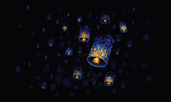 lights in the dark