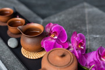 Traditional Chinese tea Set up