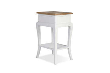 Small table on white background
