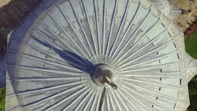 Aerial view of Turb of Sultan Murad, Kosovo