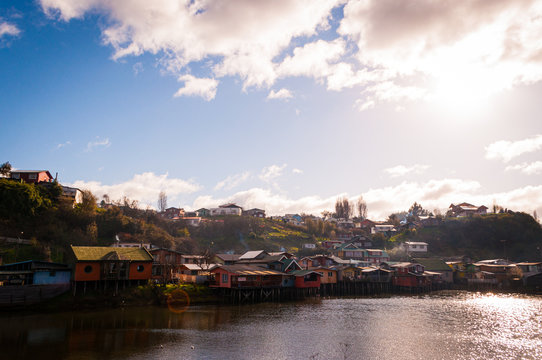 Village over water