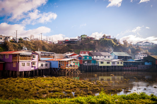 Village over water