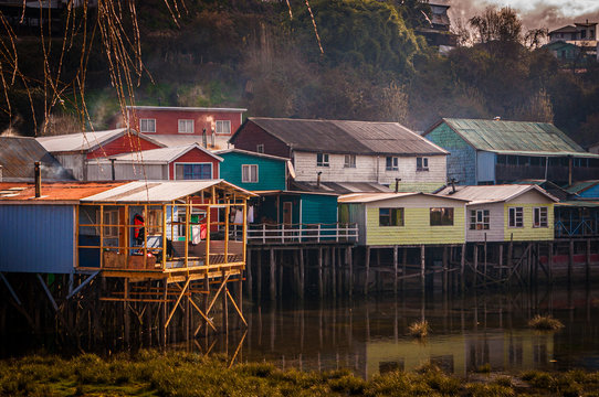 Village over water