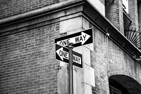 new york city street sign