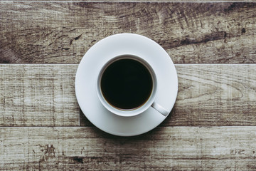 白色のコーヒーカップ