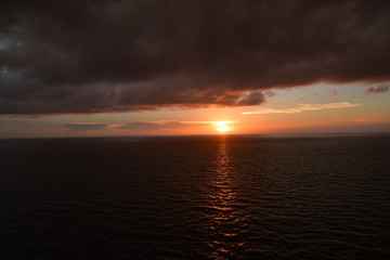 sunset at the ocean 2