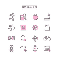DIET ICON SET
