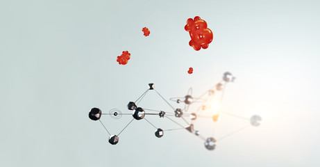 Crypto currency market. Mixed media