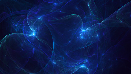 Fractal 3D rendering abstract light background