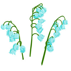vector drawing bell flowers
