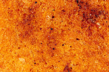 Brown bread crust as an abstract background
