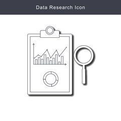 Data Research Icon