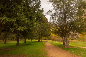Obraz premium The Lobos River Canyon in the province of Soria