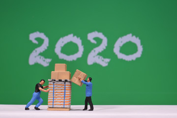 2020 année an bilan travail colis livraison