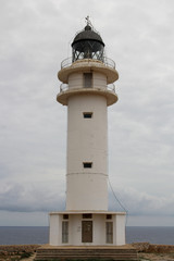 Fototapeta na wymiar beacon at the coast of formentera