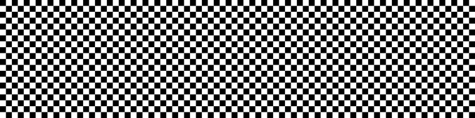 gz634 GrafikZeichnung - english - pattern seamless. horizontal black and white checked racing flag icon. simple template - background illustration. banner 4to1 - g8848
