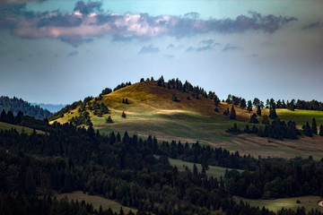 Slachtosvky (Wysoki Wierch) Mount. Pieniny, Poland, Slovakia.