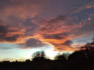 Fototapeta premium Anochecer 