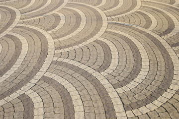 Fototapeta premium photo beautiful paving slabs. Patterns