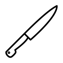 Knife icon vector simple design