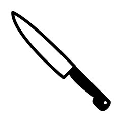 Knife icon vector simple design