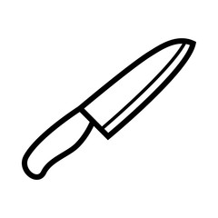 Knife icon vector simple design