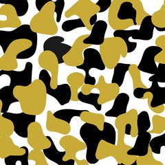Stylish fashionable wild leopard print. Animal print background for fabric, textile, design, advertising banner.Vector illustration