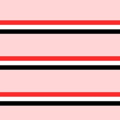 Obraz premium Seamless horizontal Multitrack stripes pattern vector