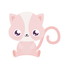 Cute cat cartoon vector design