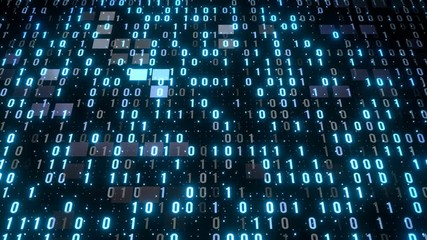 digits wall binary numbers background - Powered by Adobe