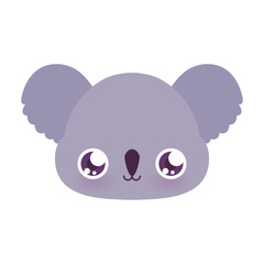 Cute koala cartoon vector design