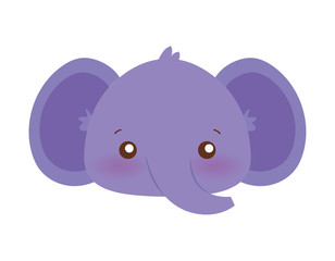 Cute elephant cartoon vector design