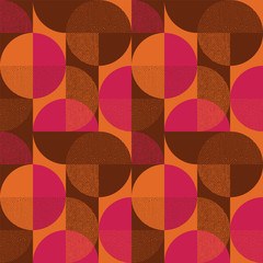 Abstracte ronde vorm naadloos patroon
