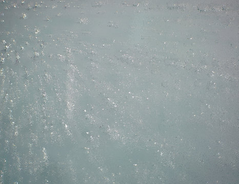 Frozen Bubbles Texture. Ice Blue Surface for Background.