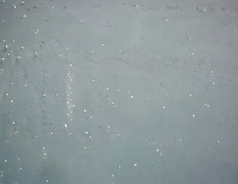 Blank Ice Blue Surface with Sparkles for Background.