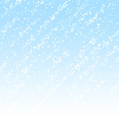 Fototapeta premium Magic stars sparse Christmas background. Subtle fl