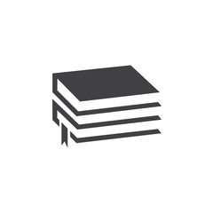 Books icon isolated on a separate background. Reading icon. Great for use in business, app and web applications.