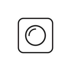A camera lens icon and a foto icon. A symbol of a photographer, foto and a camera lens. Good for use in business, app,and web applications.