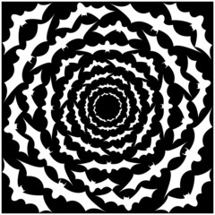 Black bats swarm isolated on vector Halloween background. Silhouettes of flying bats. Seamless pattern with bats. Wallpaper, print, packaging, paper, textile design. Vector illustration.