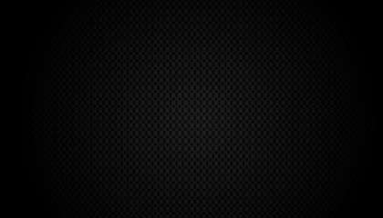 Obraz premium Dark black Geometric grid background Modern dark abstract vector texture