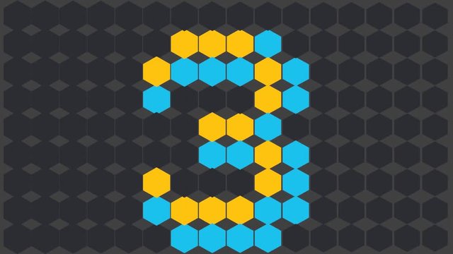 hexagon number - crossing flash - 3