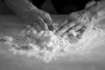 making pasta