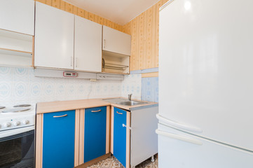 Russia, Moscow- August 05, 2019: interior room apartment modern bright cozy atmosphere. general cleaning, home decoration, preparation of house for sale