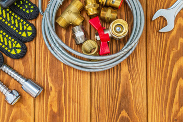 Tools of the master plumbing and accessories for various applications