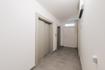 Russia, Moscow- August 05, 2019: interior room apartment modern bright cozy atmosphere. general cleaning, home decoration, preparation of house for sale. public place, porch